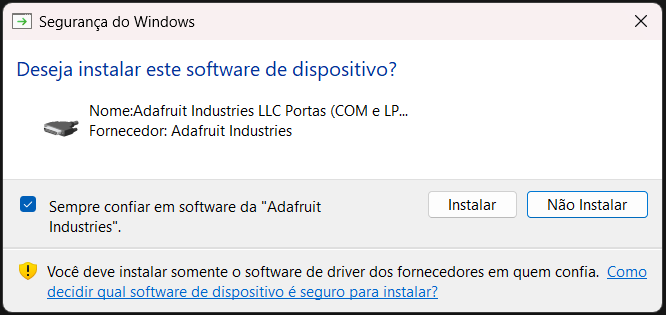 Drivers Arduino IDE